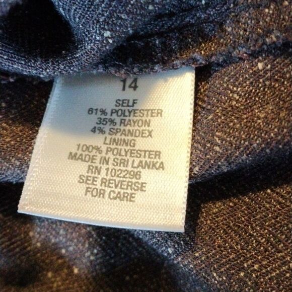 Dressbarn Ruched Tweed Dress - Picture 9 of 12